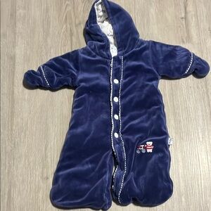 Blue and White Sleep Sacks with Cozy Hood